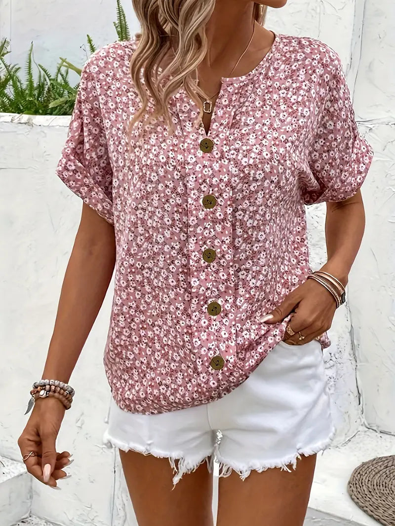 Verna | Chique blouse met bloemenprint
