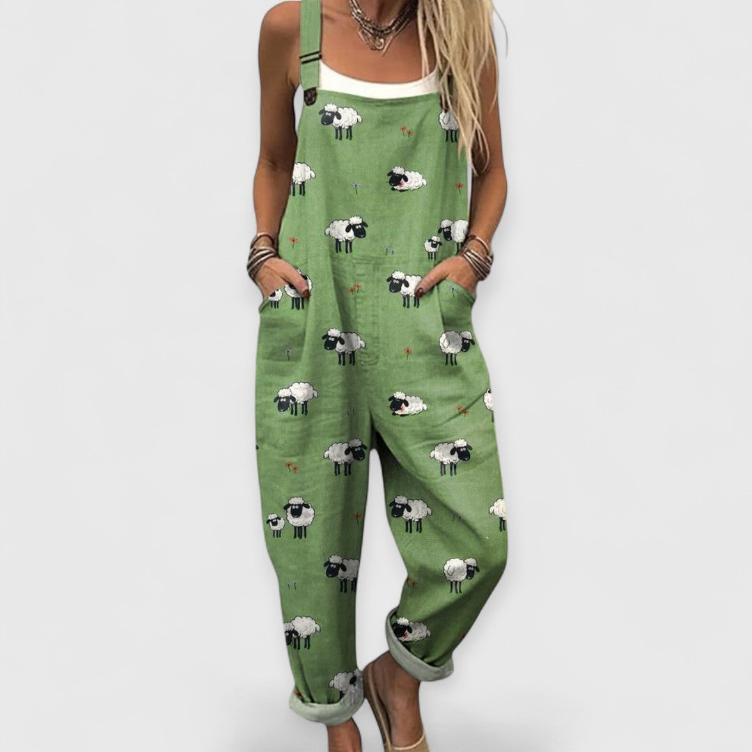 Helen | Ruime ambachtelijke jumpsuit voor dagelijks comfort