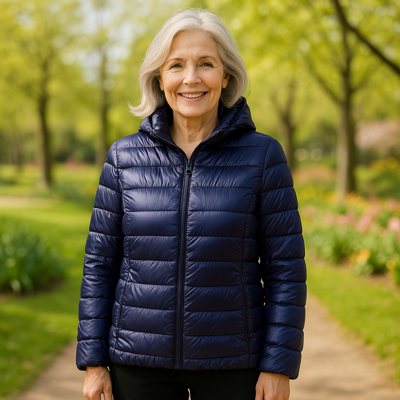 Ulla Gevoerde Tussenjas | Donkerblauw