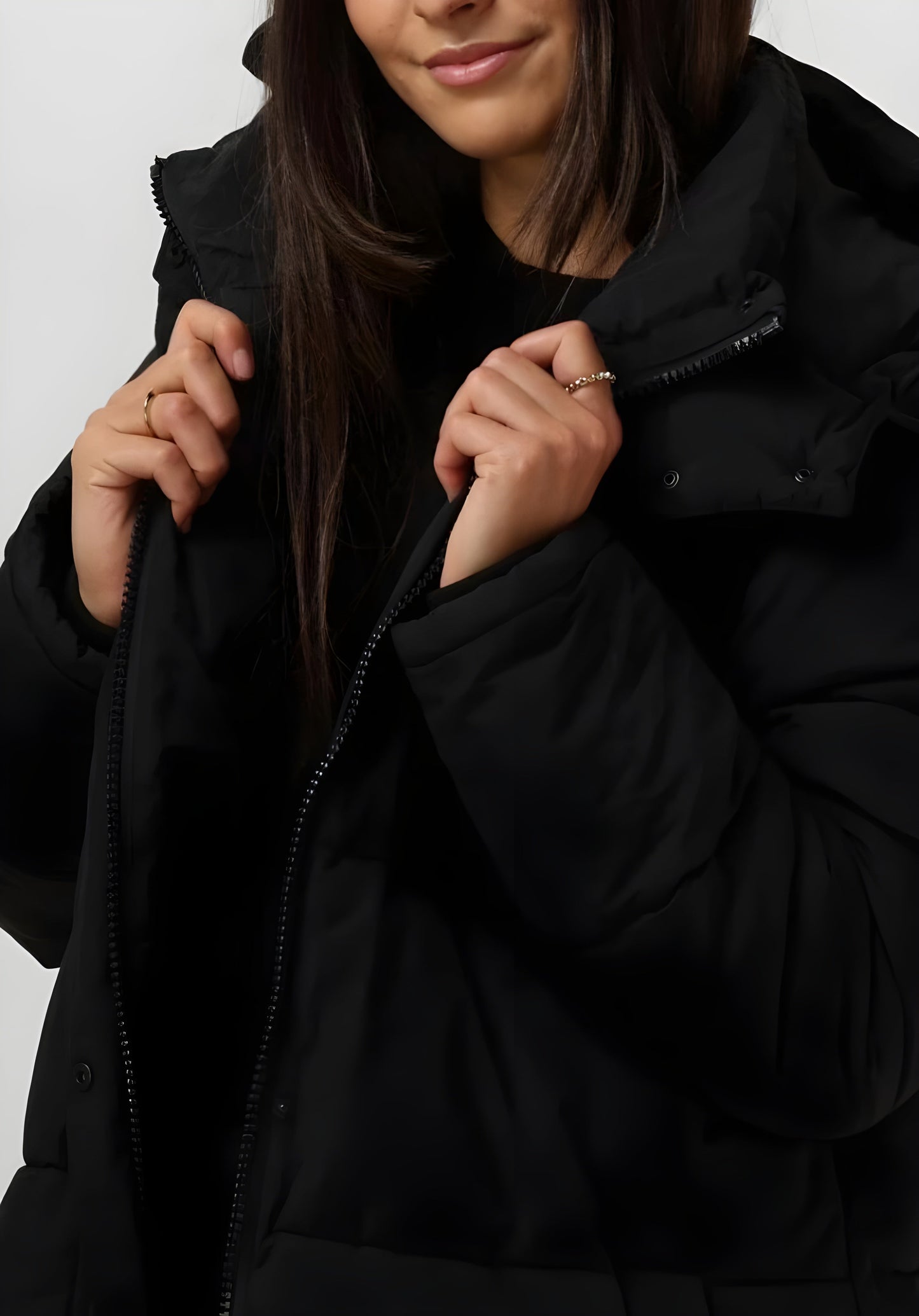 Elena | Warme Gewatteerde Winterjas