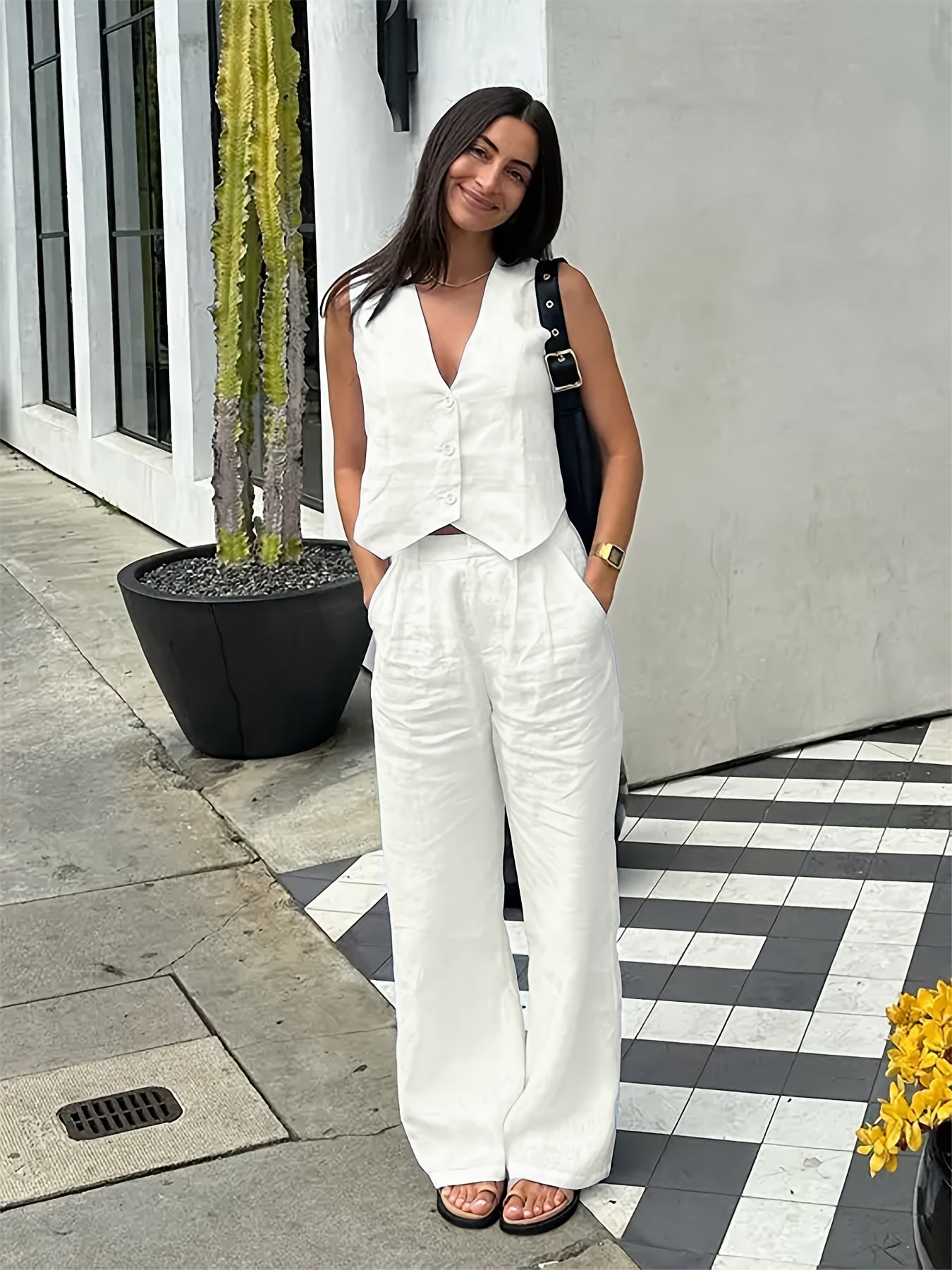 Luna | Stijlvolle Mouwloze Zomer Set