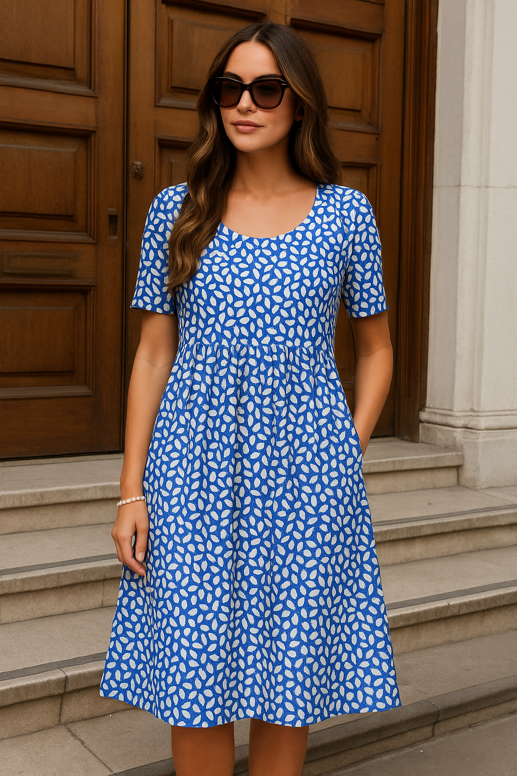 Carolina | Chique jurk met speelse print