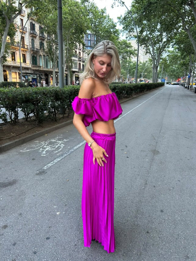Noa | Satijnen Co-ord Met Elegante Glamour