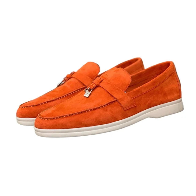 ØRLA Amsterdam™ | Suède dames loafers