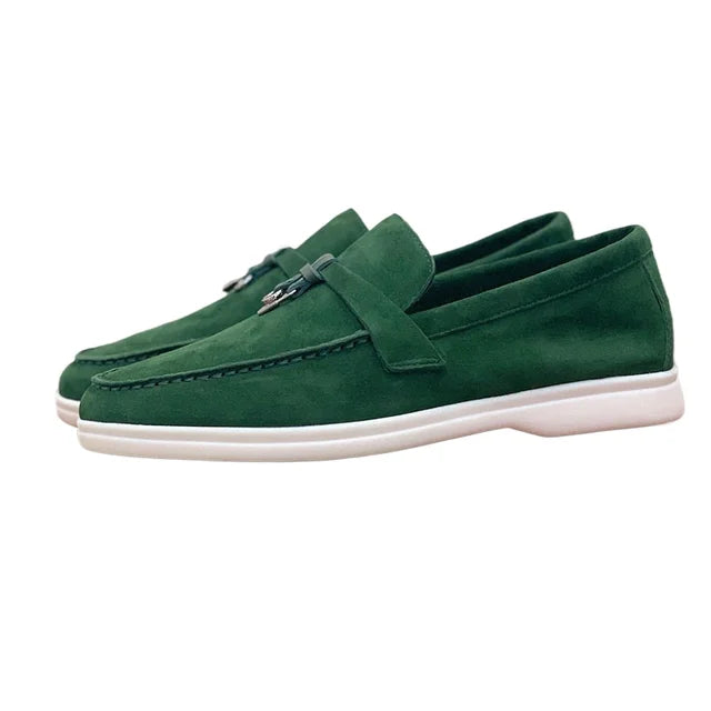 ØRLA Amsterdam™ | Suède dames loafers