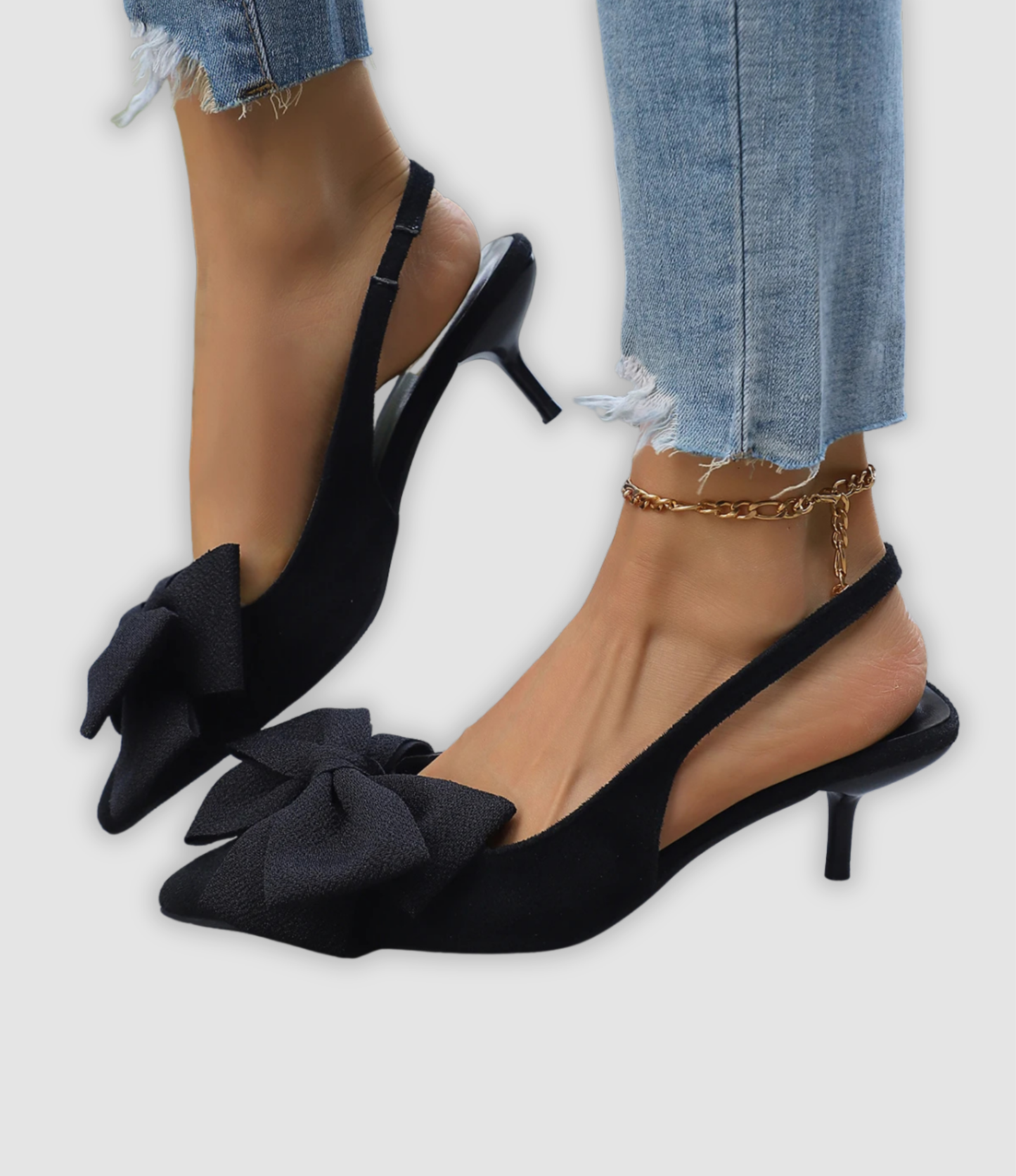 Nira | Elegante Stiletto-sandalen met Strik