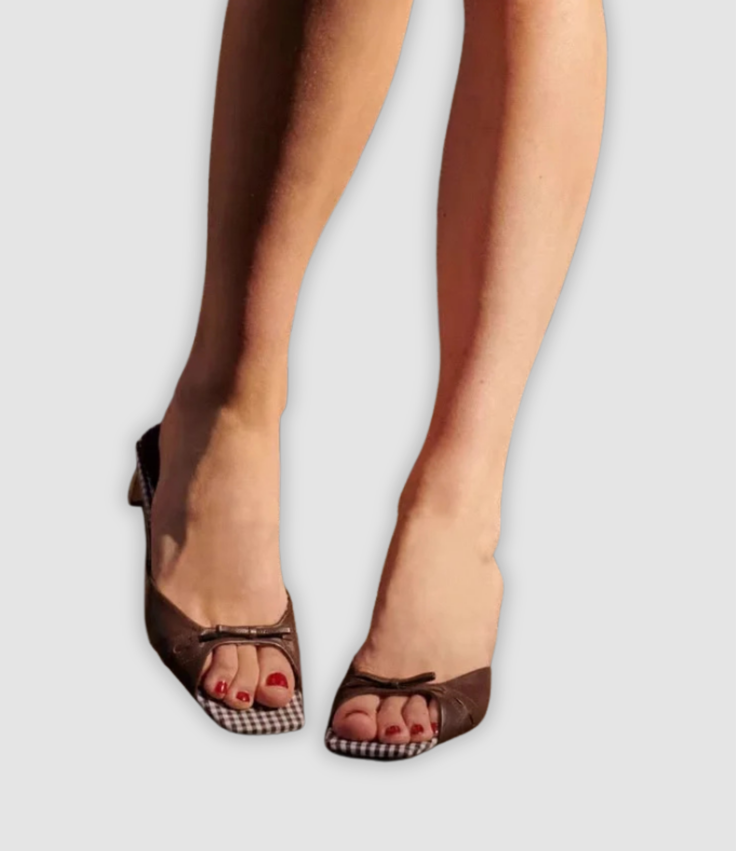 Adiana | Sandalen met luipaardprint en strik