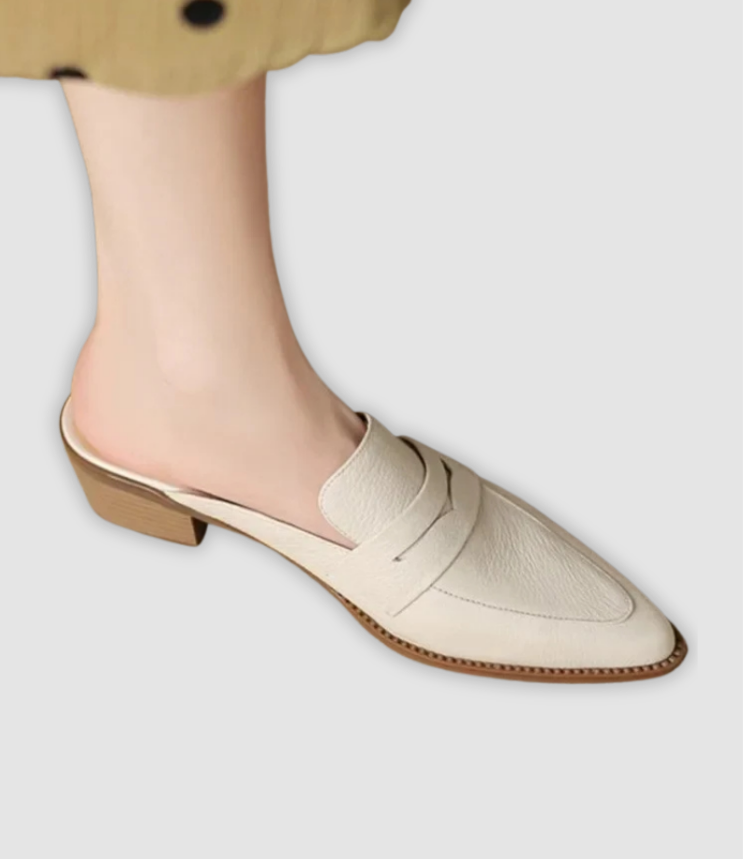 Mira | Lederen sandalen met Chunky-Heel
