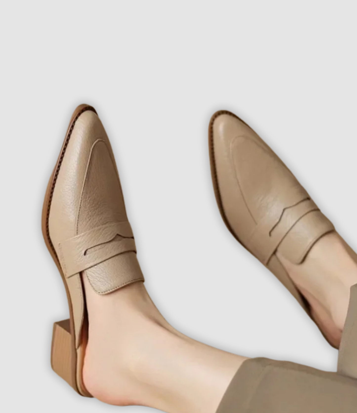 Mira | Lederen sandalen met Chunky-Heel