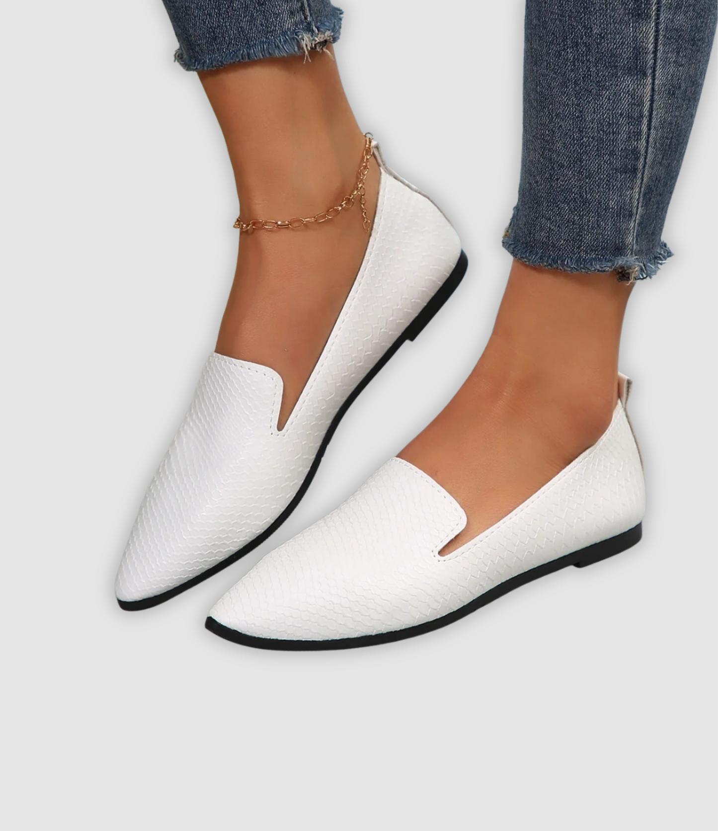 Rowan | Vintage Leren Loafers met Spitse Neus