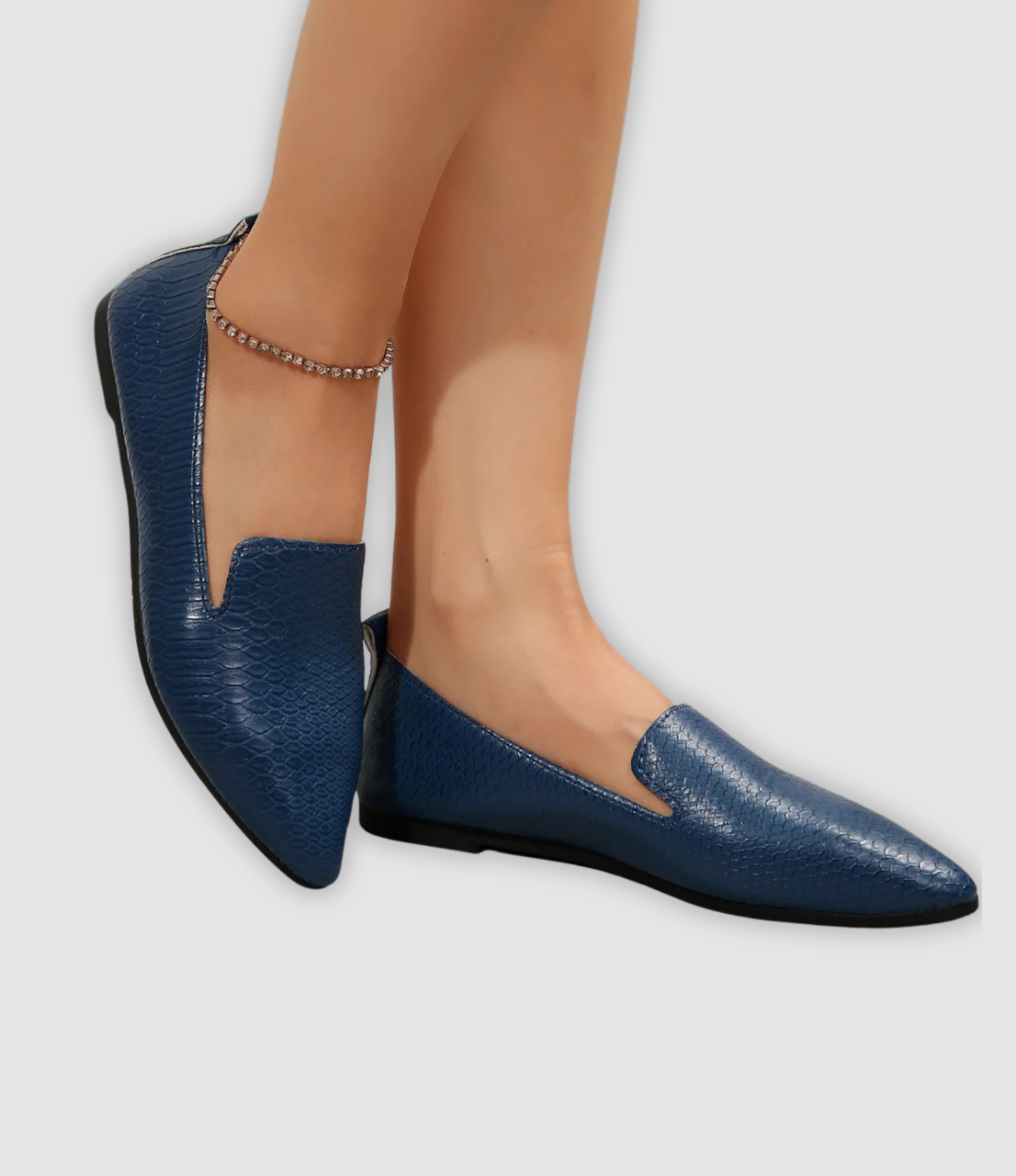 Rowan | Vintage Leren Loafers met Spitse Neus