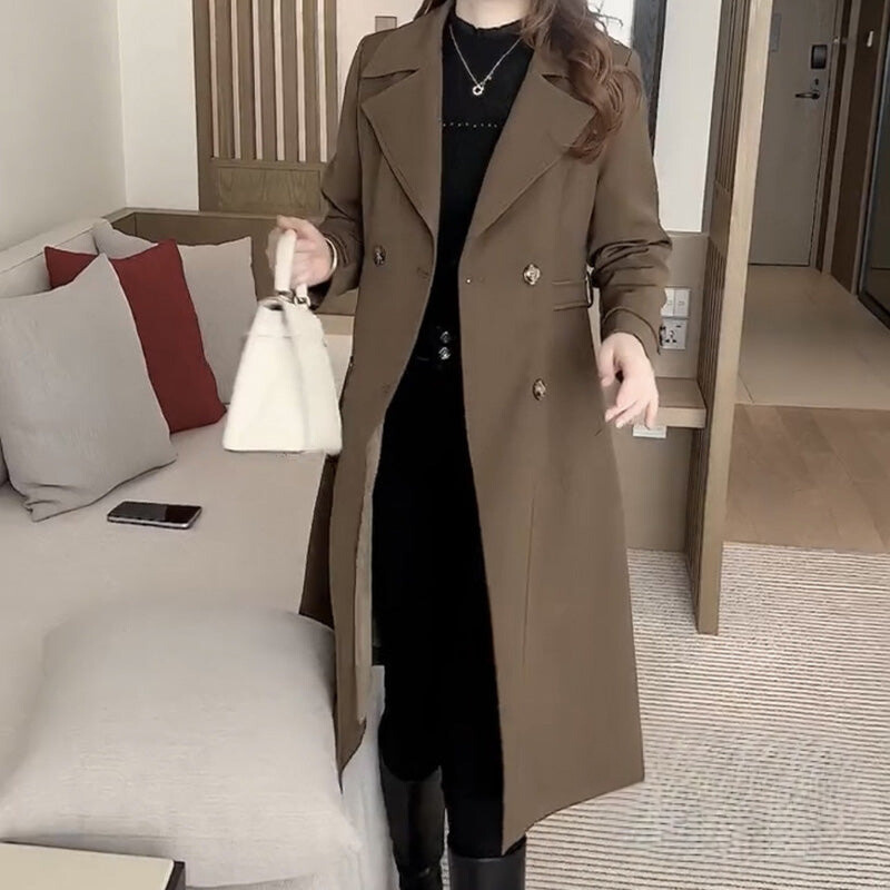Nadine | Elegante en Warme Trenchcoat