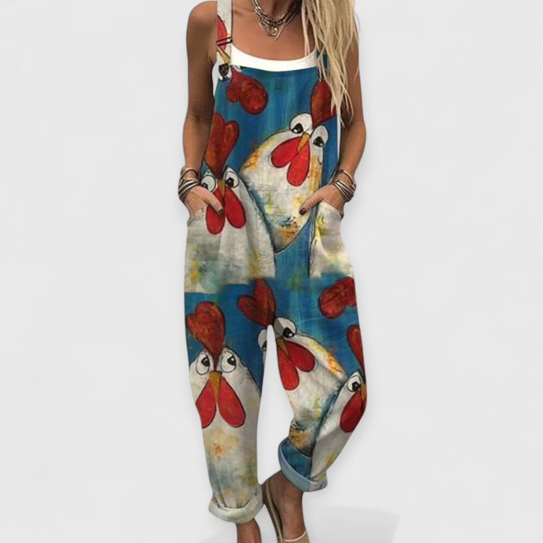 Eleanor | Comfortabele Vintage jumpsuit