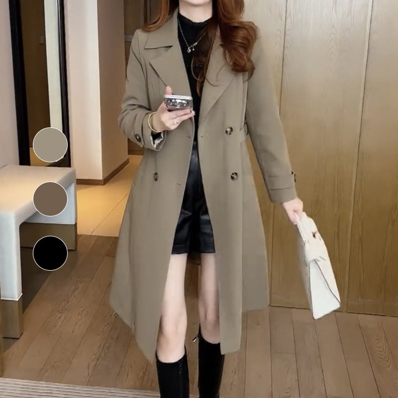 Nadine | Elegante en Warme Trenchcoat
