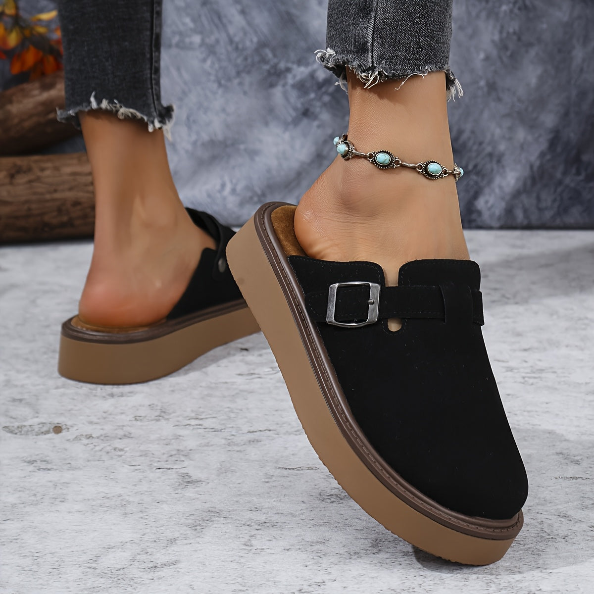 Aline | Luxe Ondersteunende Sandalen Zwart