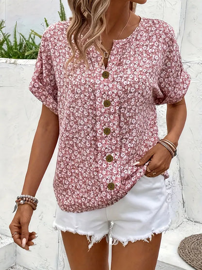 Verna | Chique blouse met bloemenprint