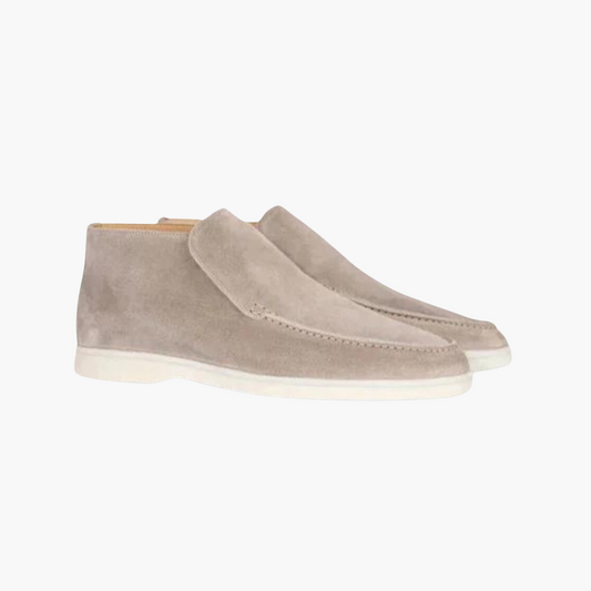LUCARO HOGE SUEDE LOAFERS