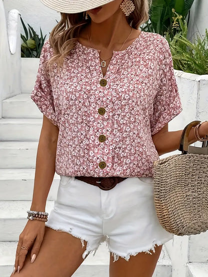 Verna | Chique blouse met bloemenprint
