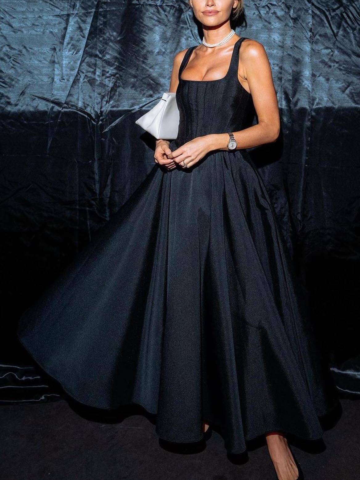 Elegante Off-Shoulder Strapless Maxi Jurk