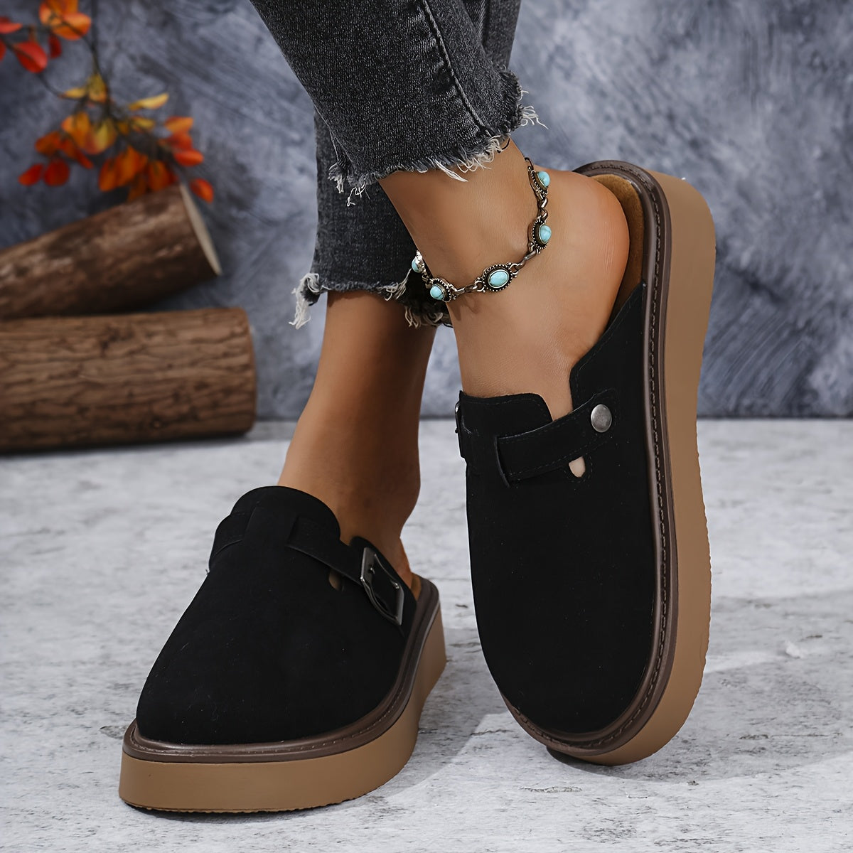 Aline | Luxe Ondersteunende Sandalen Zwart