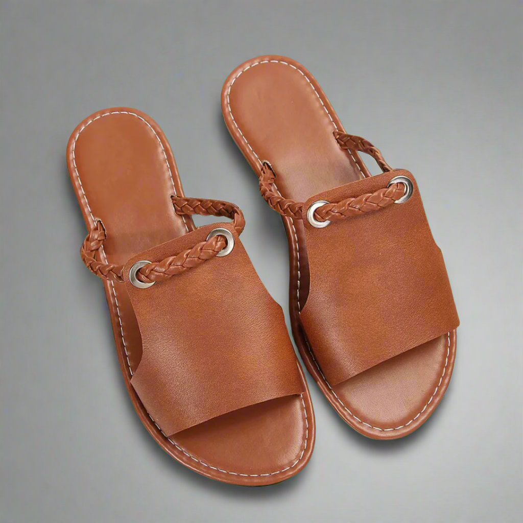Katelina | Platte Slippers van Premium Materiaal