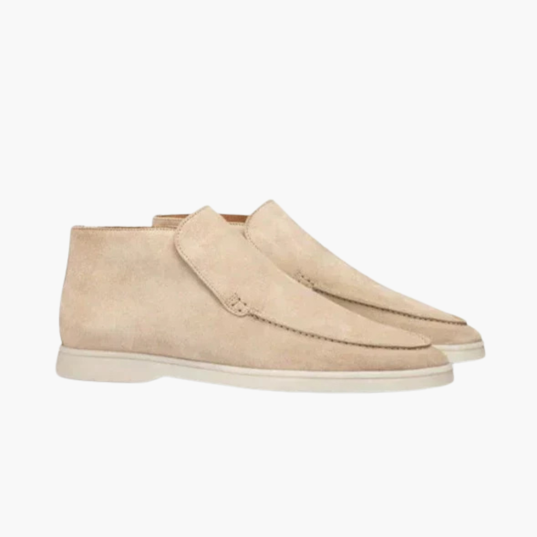 LUCARO HOGE SUEDE LOAFERS