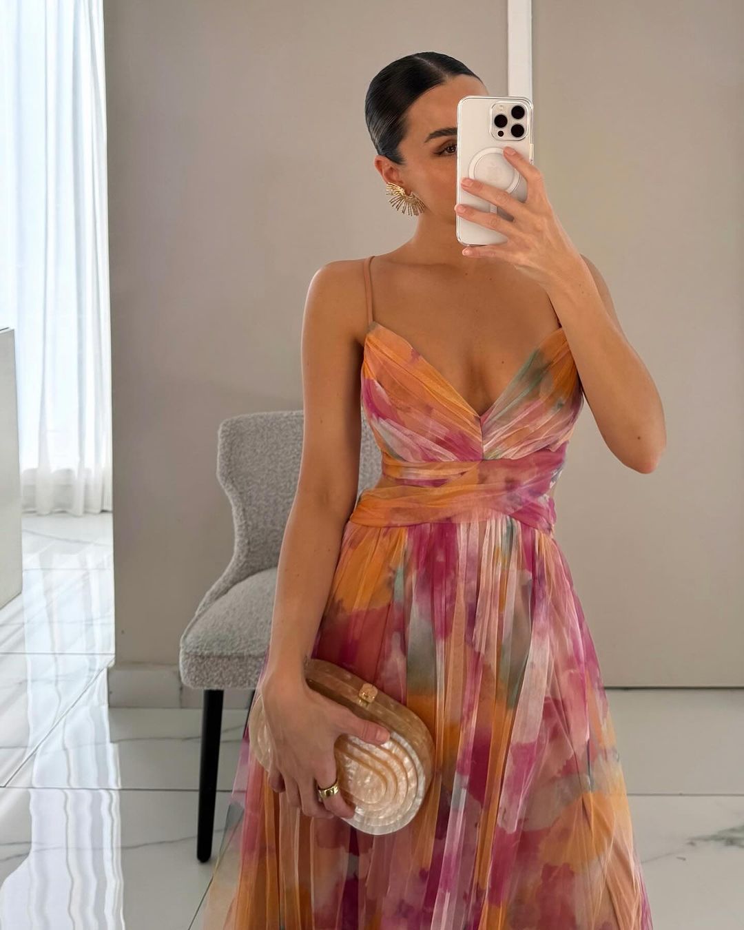 Giselle | Betoverende Bloemenprint Maxi Jurk