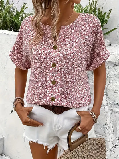 Verna | Chique blouse met bloemenprint