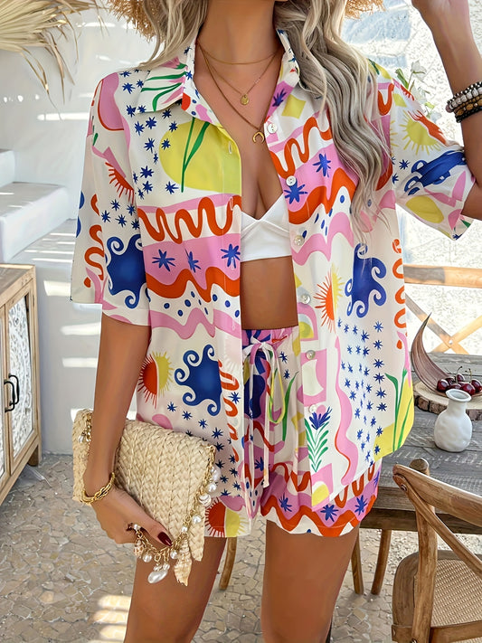 Boheme | Zomerse Bloemenprint Set
