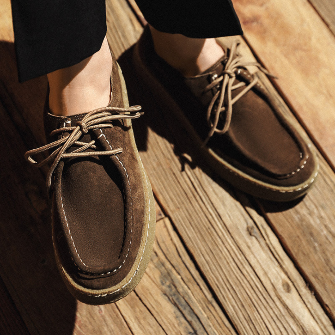 ØRLA Amsterdam™ | Premium Suède City Schoenen