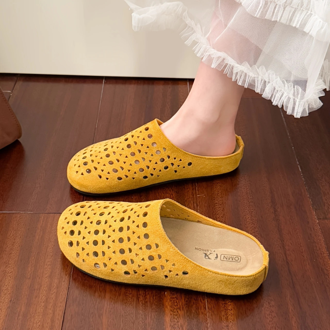 Lina | Elegante Orthopedische Sandalen Geel