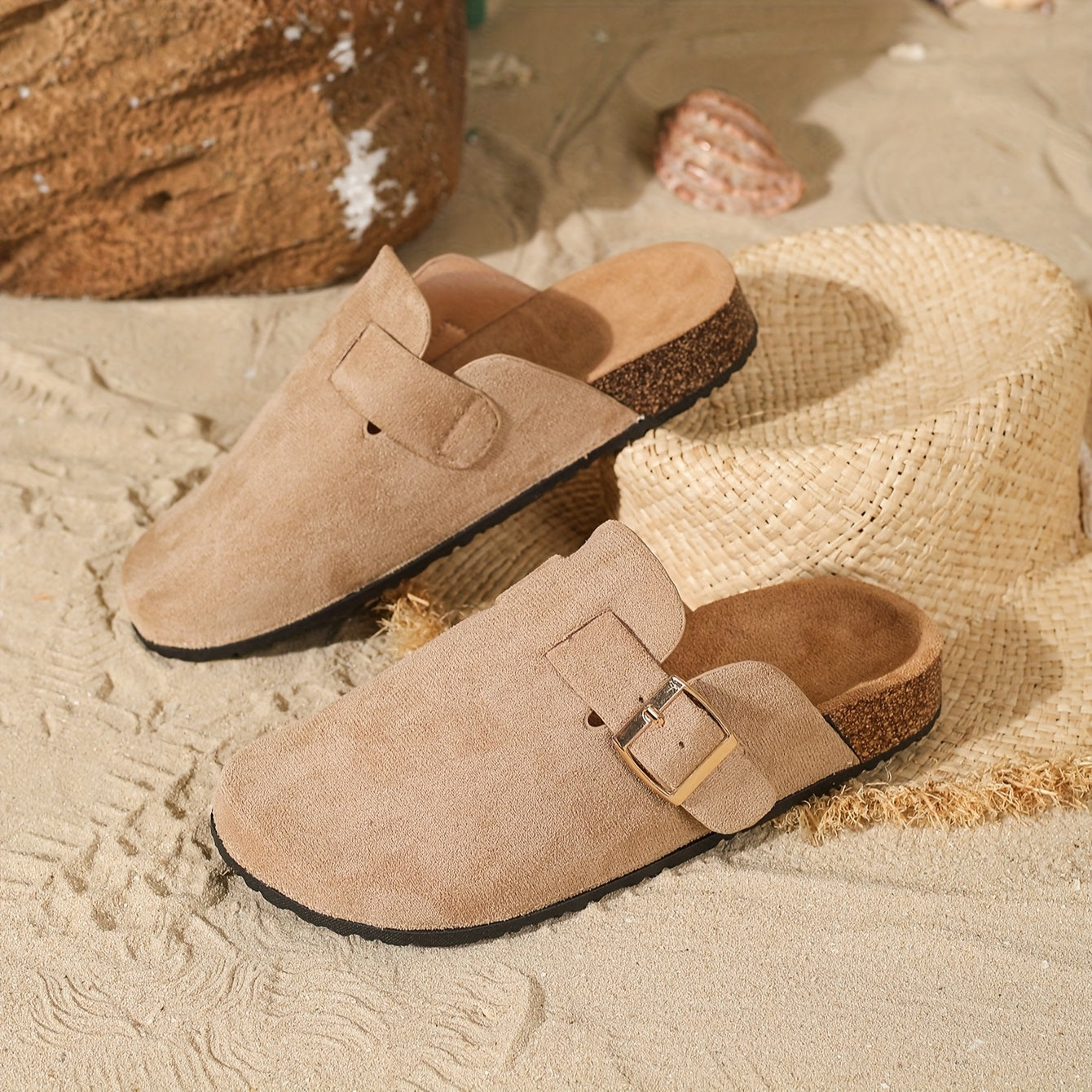 Lianne | Orthopedische Strand Slippers Abrikoos