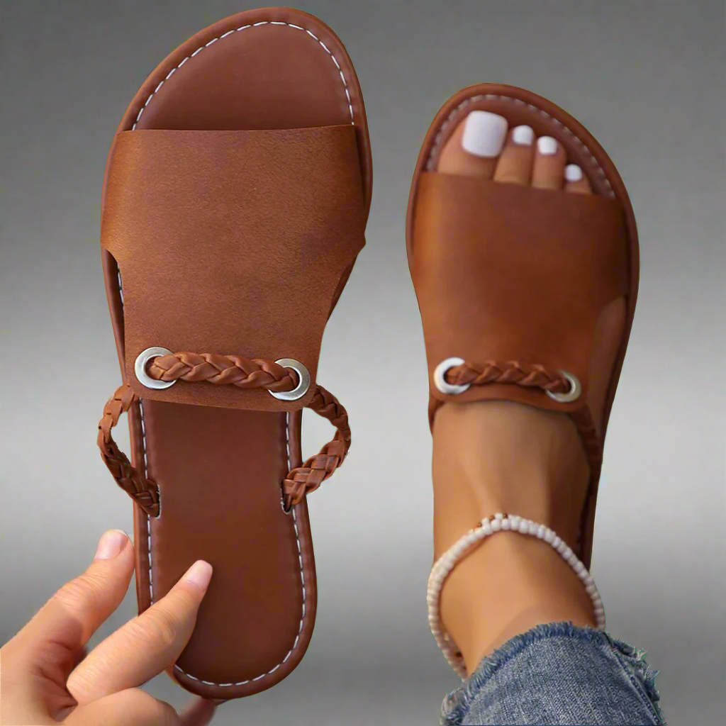 Katelina | Platte Slippers van Premium Materiaal