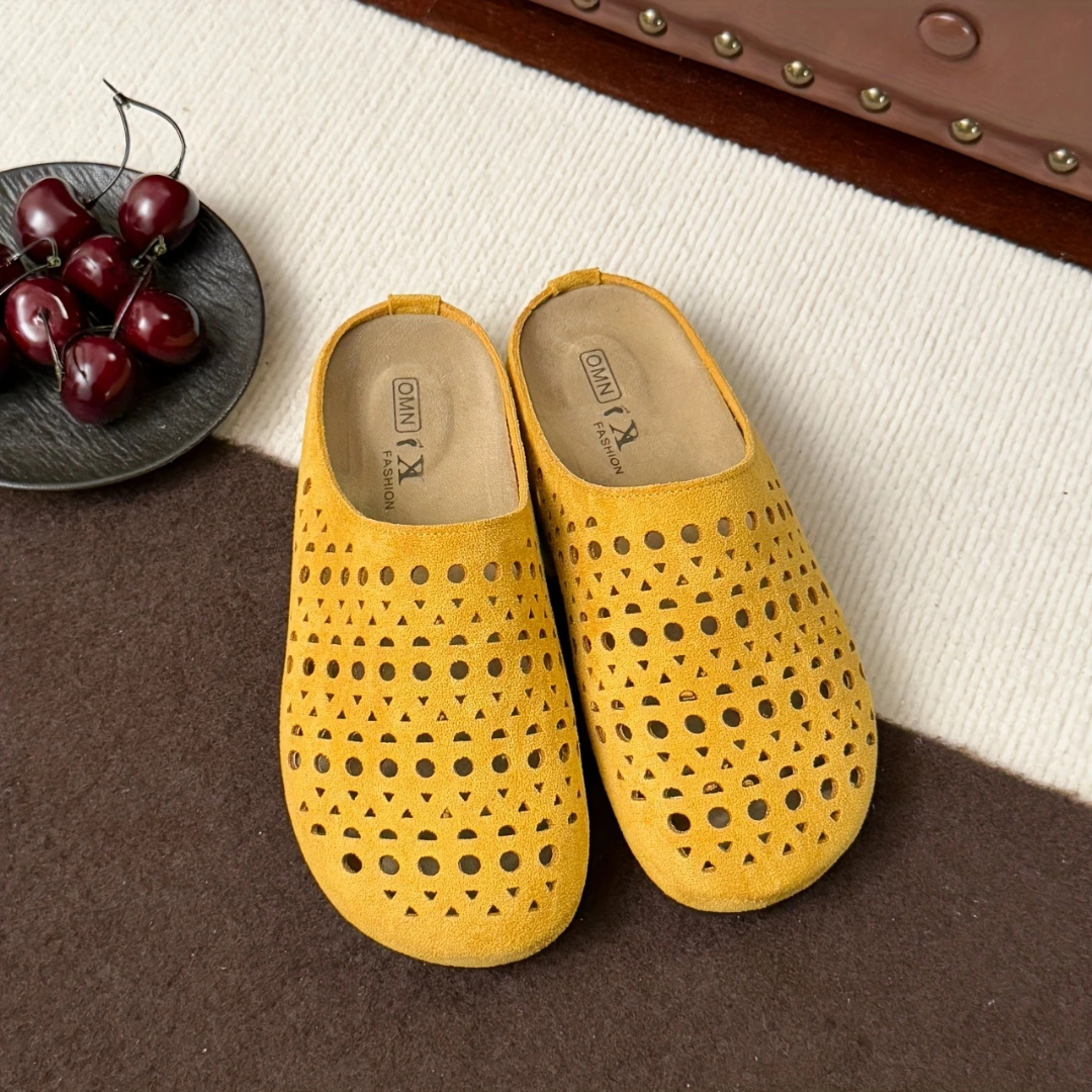 Lina | Elegante Orthopedische Sandalen Geel