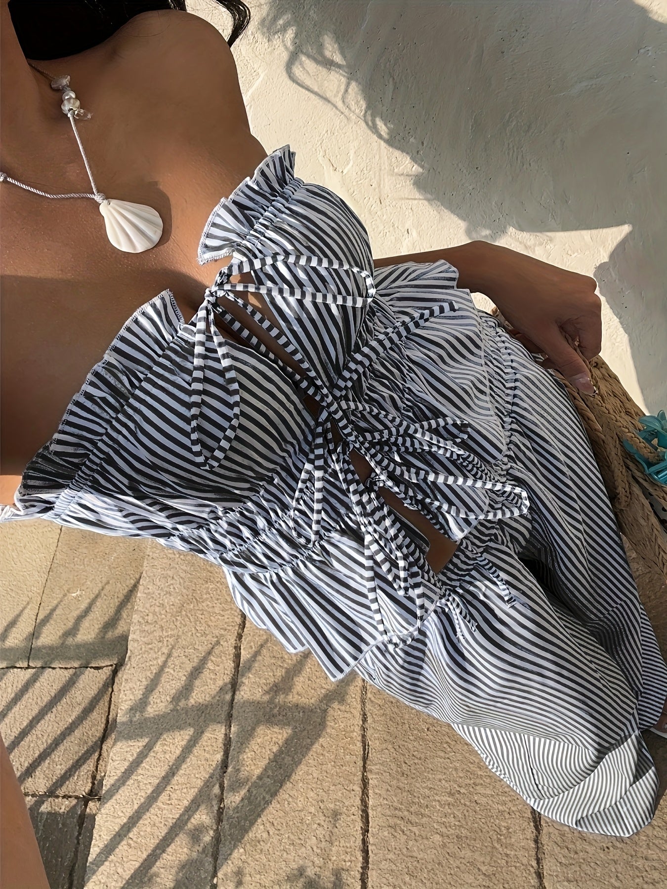 Sophie | Elegante Gestreepte Damespak