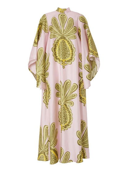 Tropische Maxi Jurk met Grote Ananasprint