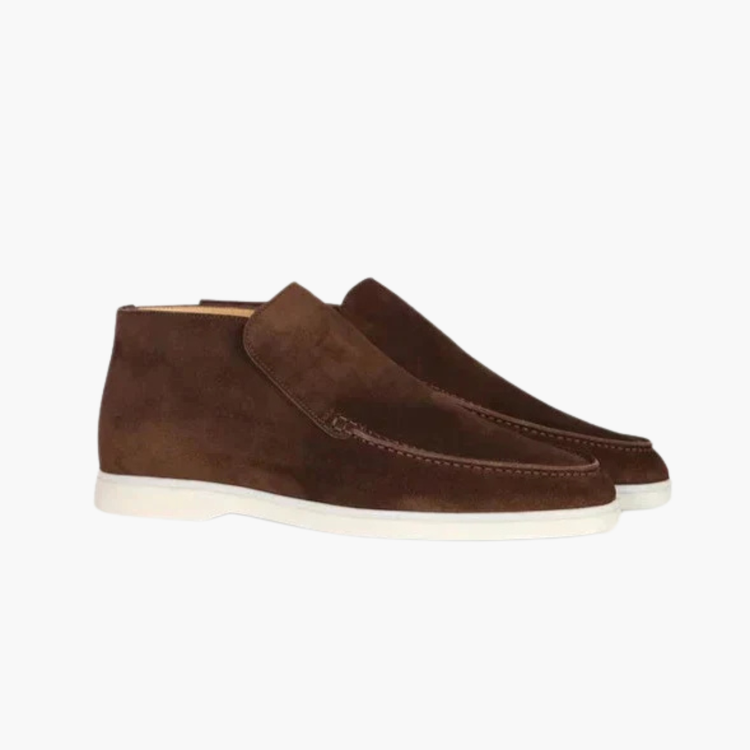 LUCARO HOGE SUEDE LOAFERS