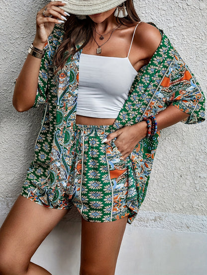 Luna | Bloemenprint Kimono Set