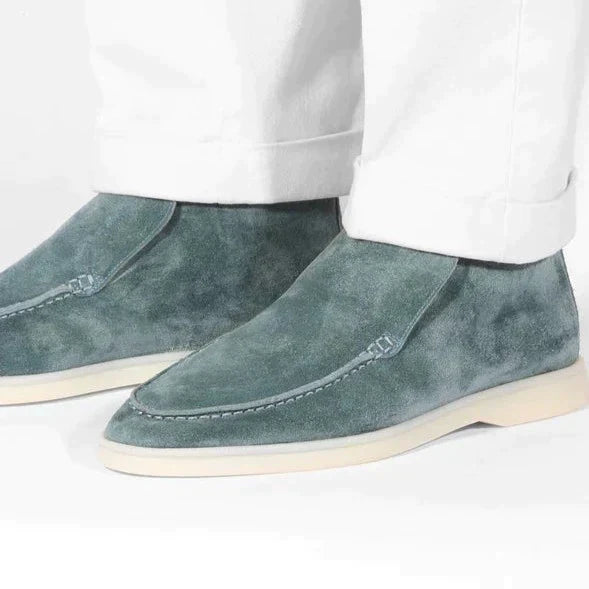 LUCARO HOGE SUEDE LOAFERS