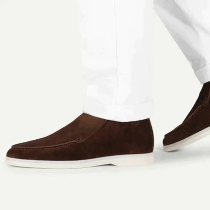 LUCARO HOGE SUEDE LOAFERS