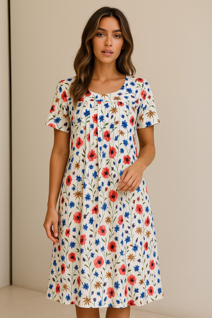 Carolina | Chique jurk met speelse print