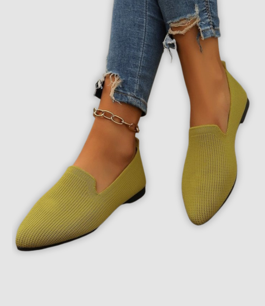 Klara | Ademend Brei Instap-Loafers