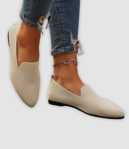 Klara | Ademend Brei Instap-Loafers