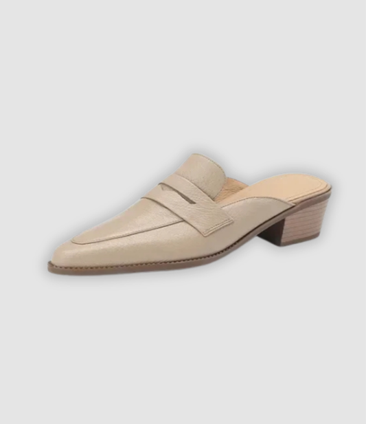 Mira | Lederen sandalen met Chunky-Heel