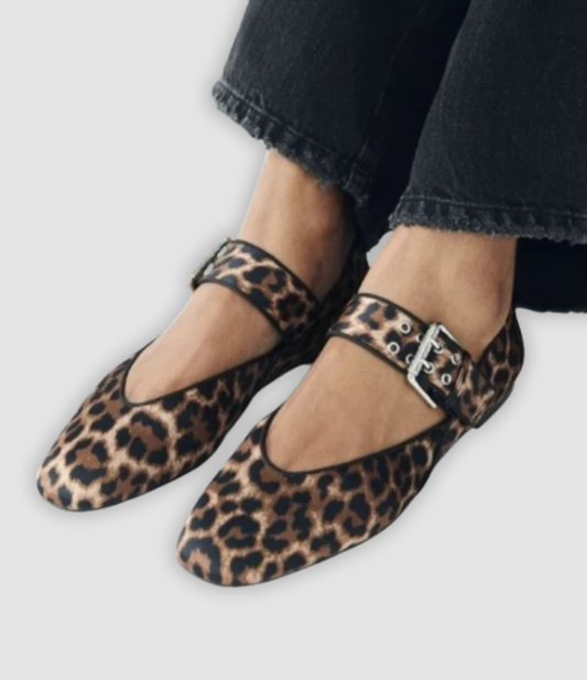 Doris | Loafers met Luipaardprint