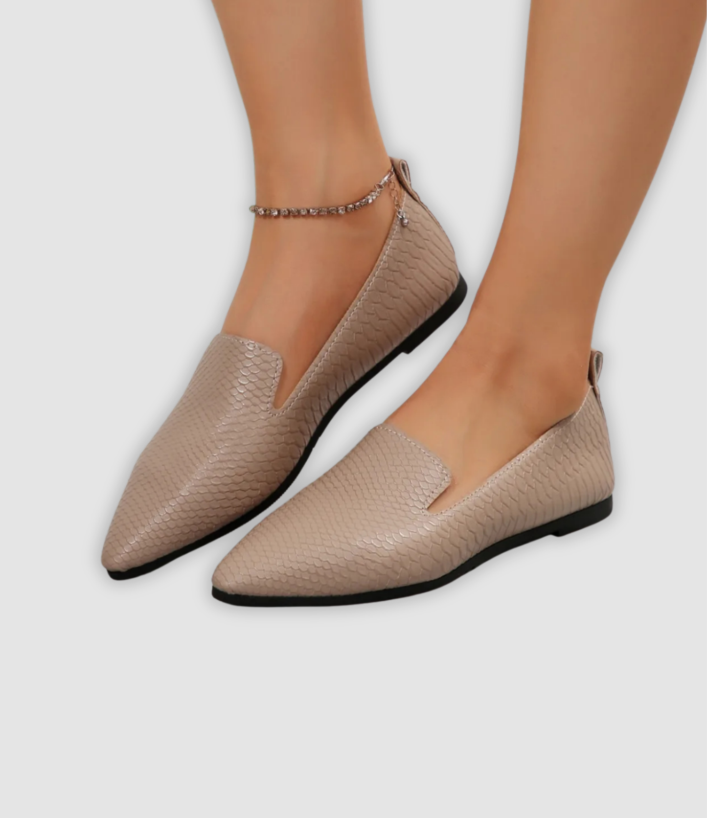 Rowan | Vintage Leren Loafers met Spitse Neus