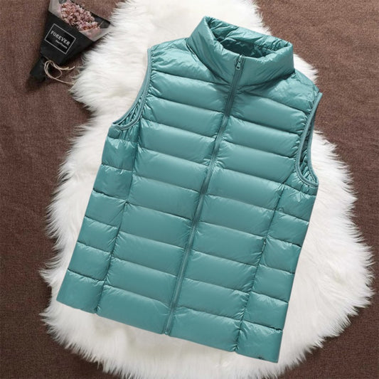 Isa Gevoerde Bodywarmer | Mintgroen