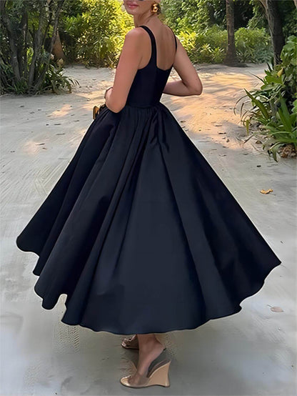 Elegante Off-Shoulder Strapless Maxi Jurk