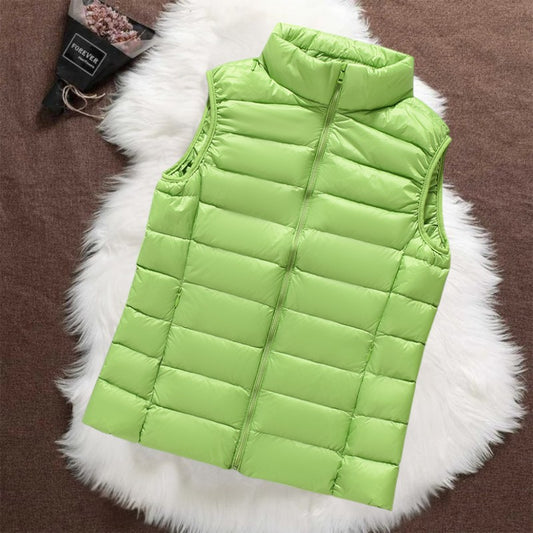 Isa Gevoerde Bodywarmer | Groen