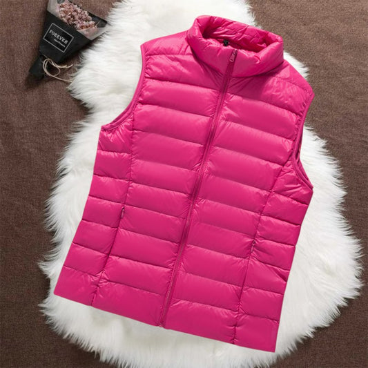 Isa Gevoerde Bodywarmer | Roze